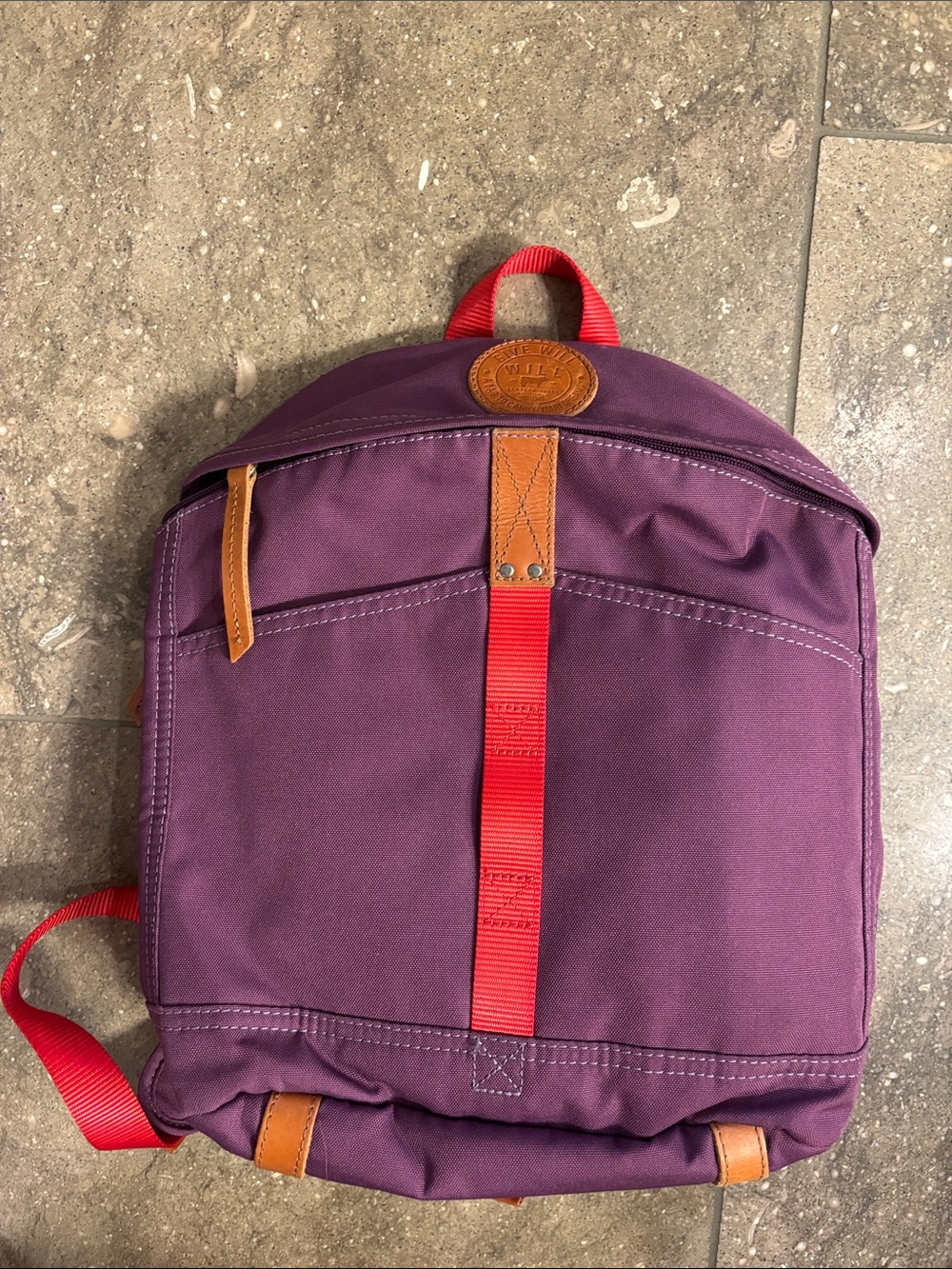 Will Leather Goods Give Will backpack, purple